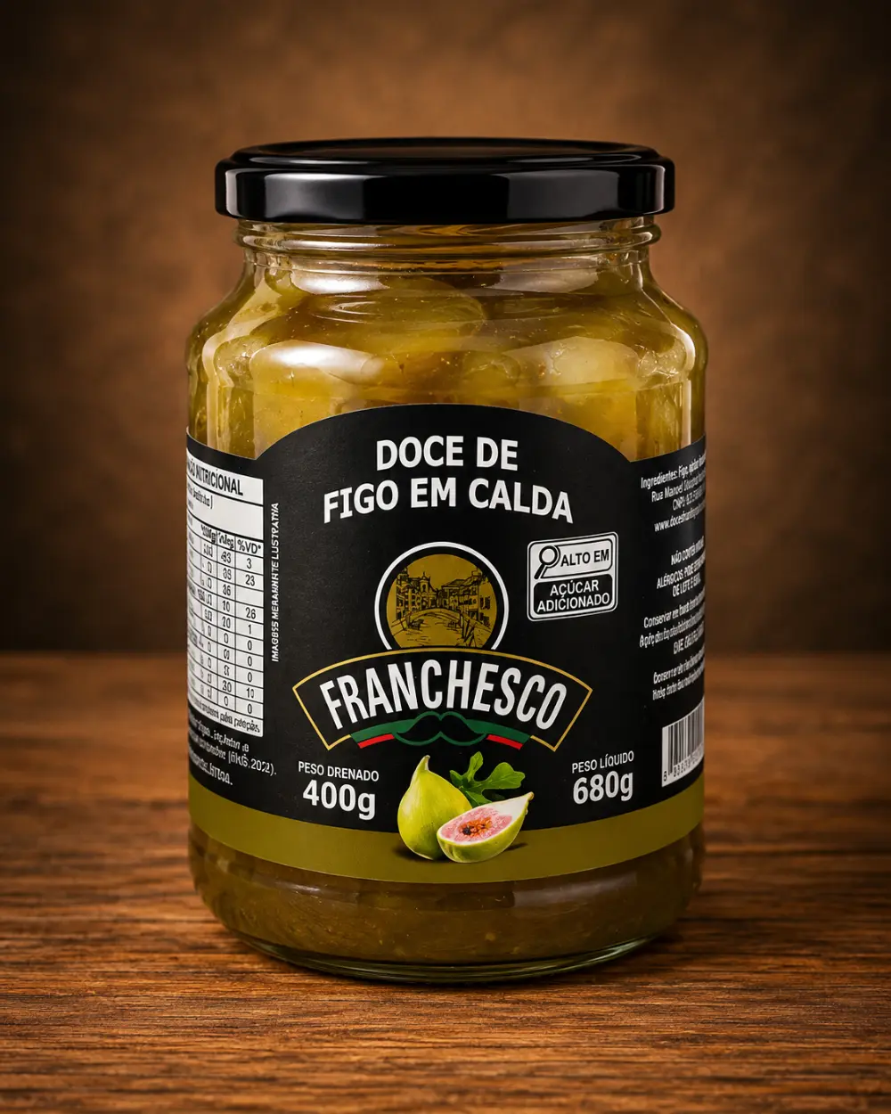 Doce de Figo em Calda Francesco disponível no Rancho do Norte
