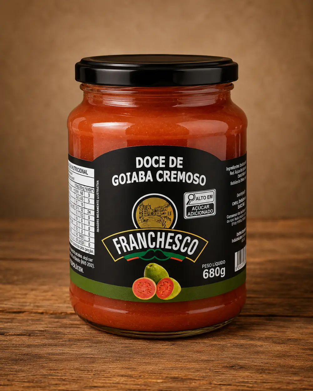 Doce de Goiaba Cremoso Francesco disponível no Rancho do Norte