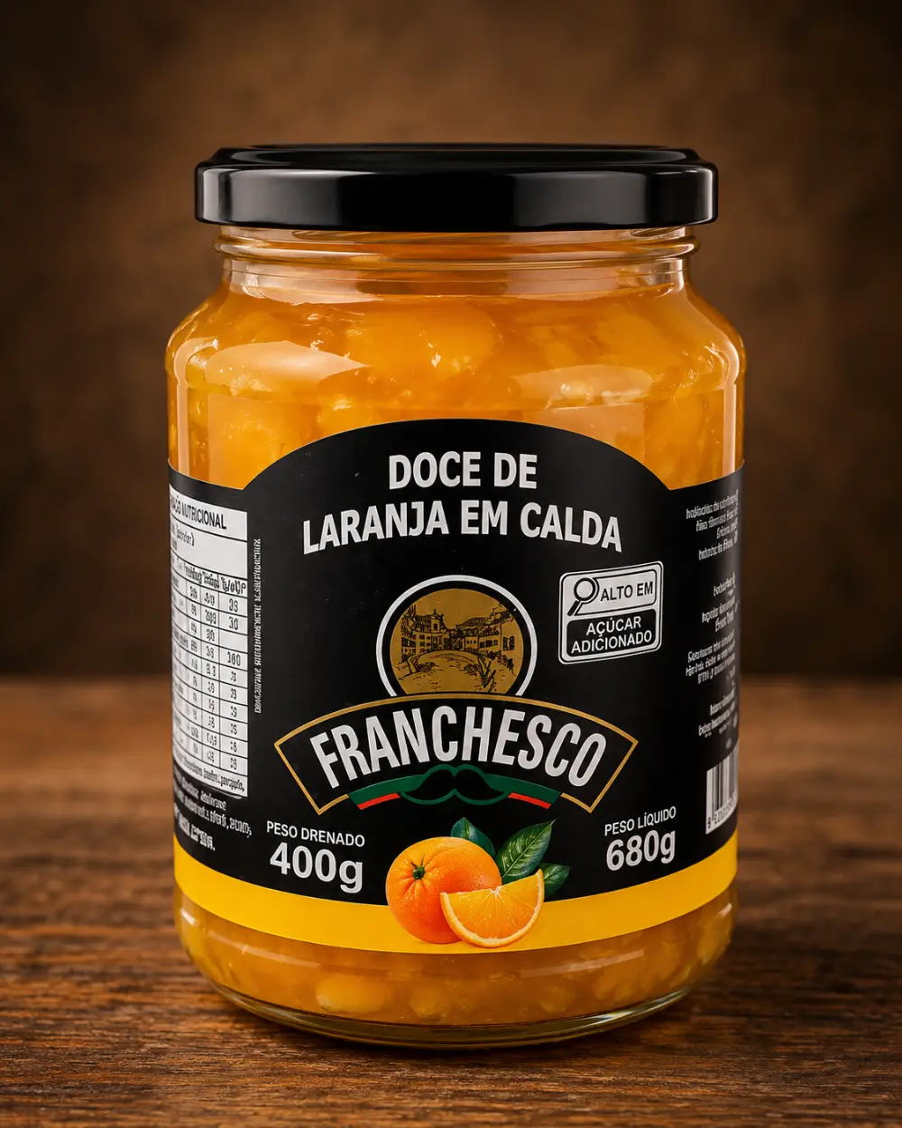Doce de Laranja em Calda Francesco disponível no Rancho do Norte