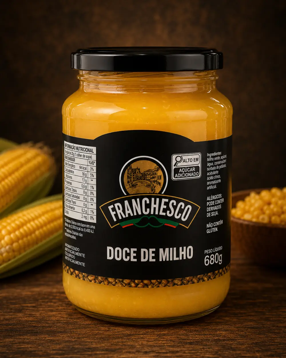 Doce de Milho Francesco no Rancho do Norte em Campinas