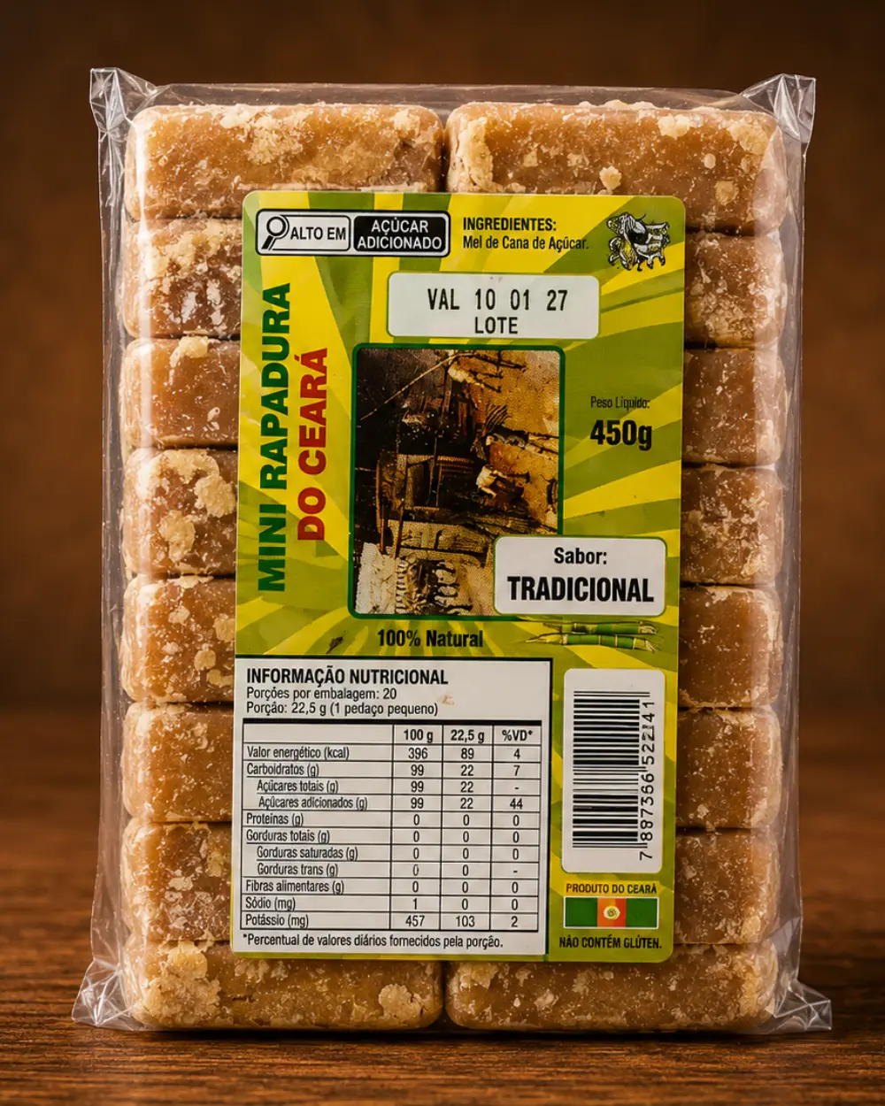 Mini Rapadura Tradicional Rapadura do Ceará no Rancho do Norte em Campinas