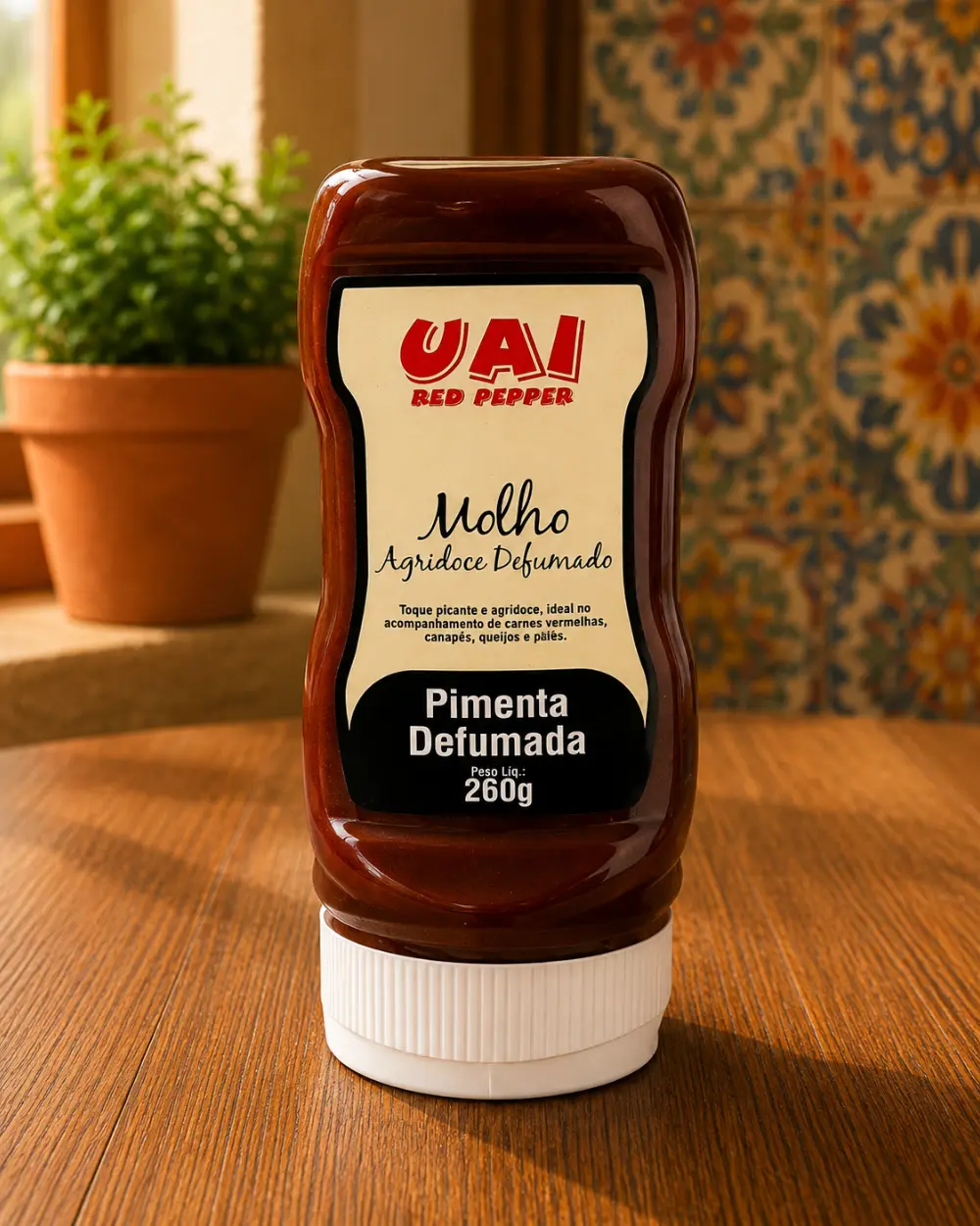 Molho Agridoce Defumado UAI Red Pepper no Rancho do Norte em Campinas