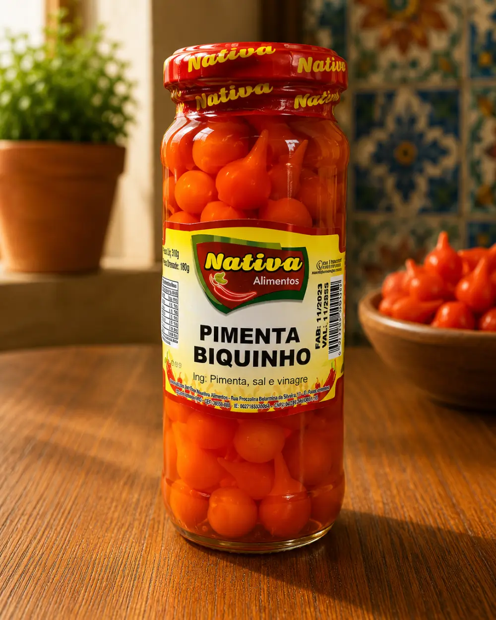 Pimenta Biquinho Nativa disponível no Rancho do Norte