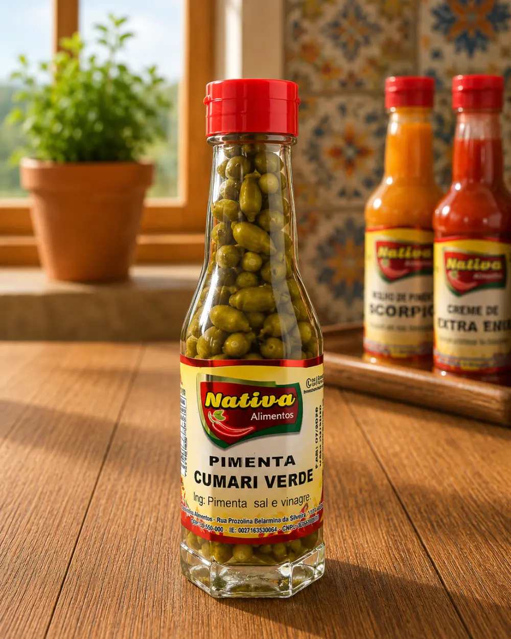Pimenta Cumari Verde Nativa disponível no Rancho do Norte