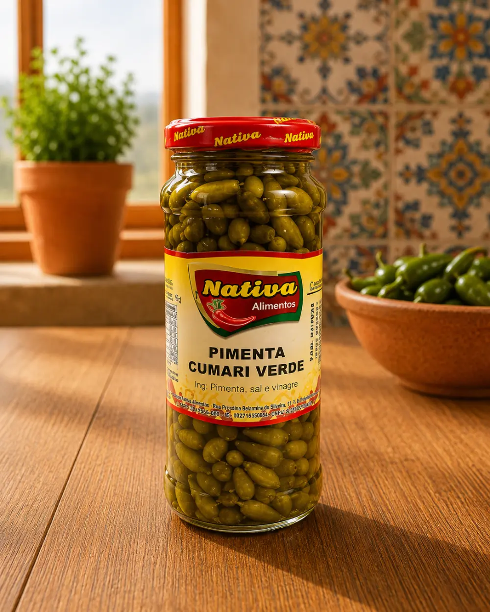 Pimenta no Óleo Cumari Verde Nativa disponível no Rancho do Norte