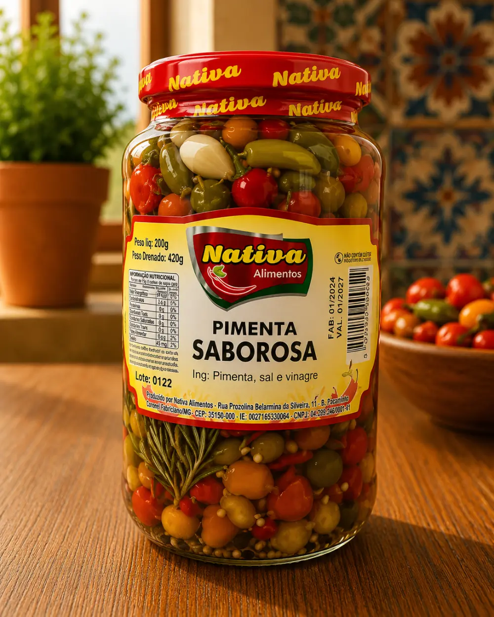 Pimenta no Óleo Saborosa Nativa no Rancho do Norte em Campinas