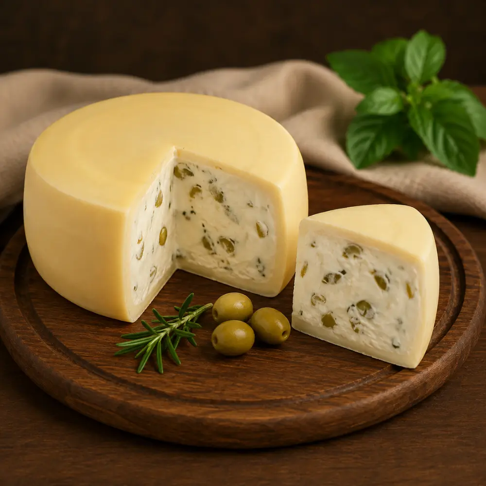 Queijo Recheado com Requeijão e Azeitona no Rancho do Norte